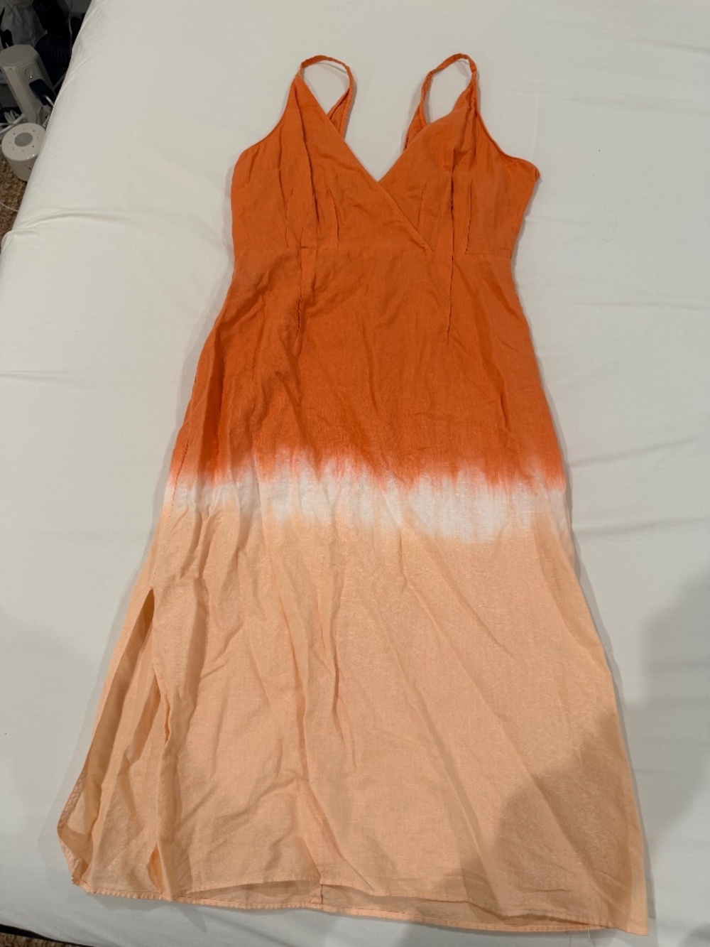Tome Orange Linen Cotton Sundress - Size US 4 - BNwoT
